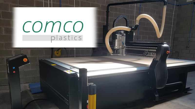 Featured image for “COMCO PLASTICS INSTALLS FOURTH TEKCEL CNC ROUTER”