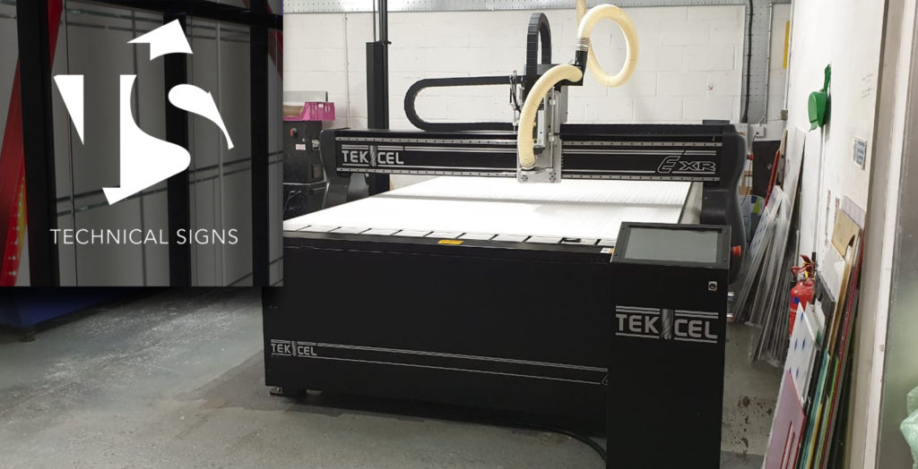 Watford based Technical Signs upgrade to latest Tekcel EXR 2m x 3m ...