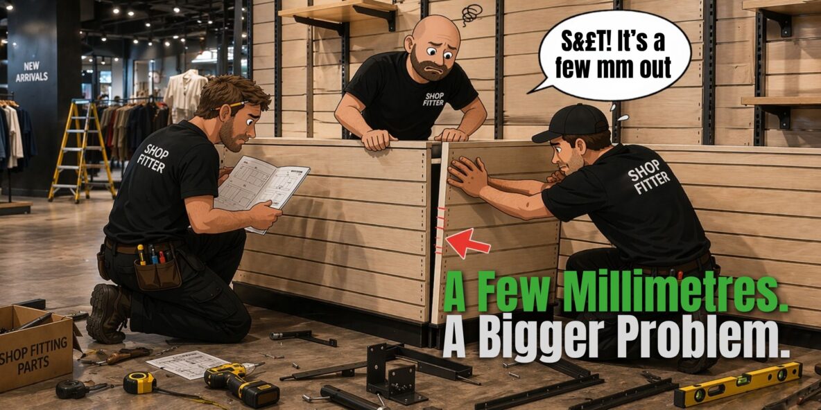 Complete CNC Solutions | Shopfitters assembling joinery unit affected