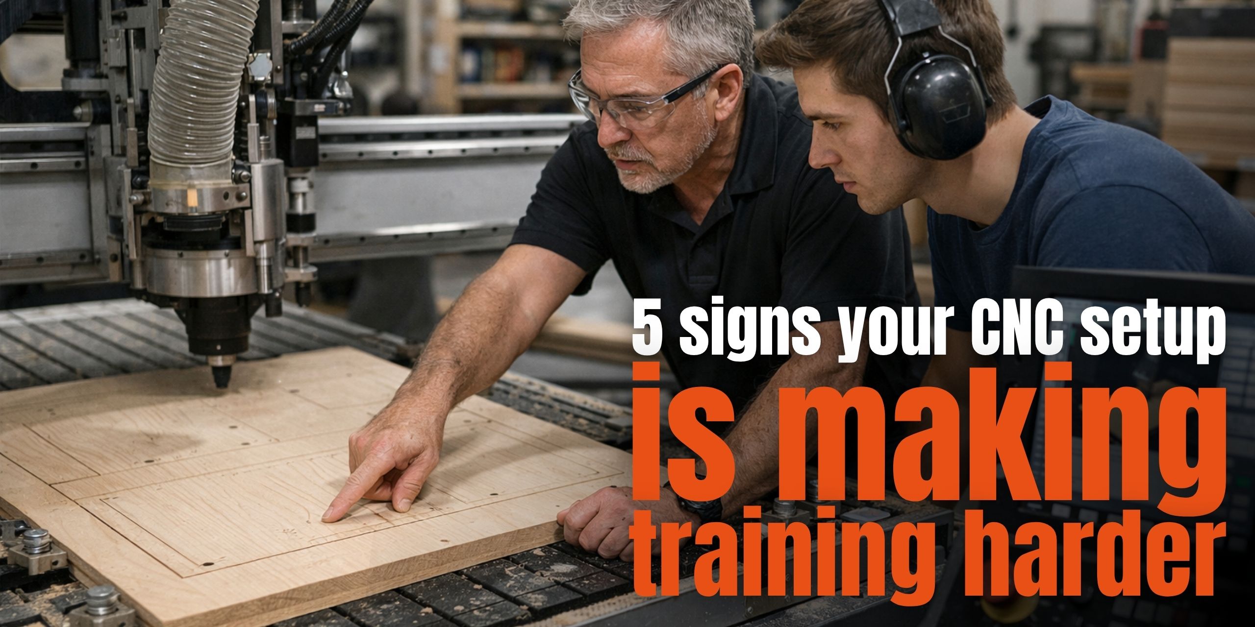 Featured image for “5 signs your CNC setup is making training harder”